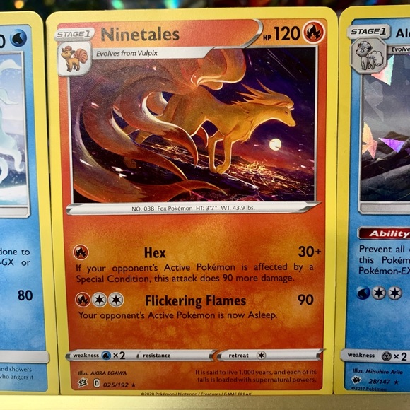 SOLD - Pokemon Card Lot / Bundle • All Black Star Rare Ninetales - Picture 3 of 6